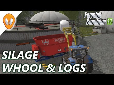 Farming Simulator 17 | Selling Silage Whool & Logs | Goldcrest Valley E20