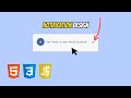 Simple Notification Design using HTML, CSS and JavaScript