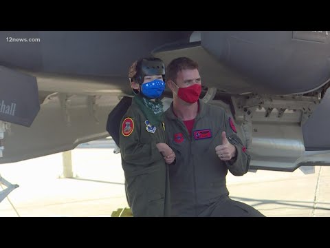 Valley boy becomes a fighter pilot for a day, thanks to Make-A-Wish