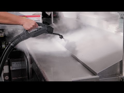 US STEAM Seahawk Commercial Steam Vacuum Cleaner Start up Instructional Video