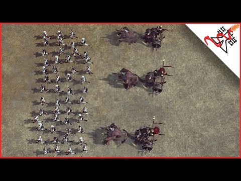 156 CHARIOTS vs 10530 CROSSBOWMEN - Total War: WARHAMMER Massive BATTLE