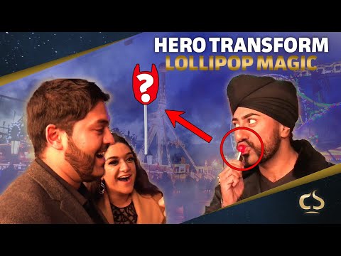 Reading Your Mind With A Lollipop! Superhero Magic Trick