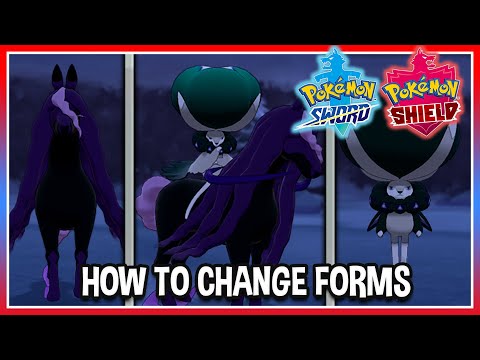 How to change Calyrex and Spectrier & Glastrier's forms in Pokemon Sword & Shield Crown Tundra DLC