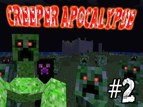 minecraft hardcore - CREEPER APOCALYPS [+ 3 MODS  CREEPER DANGEREUX  INSTALLES !!!] episode 2
