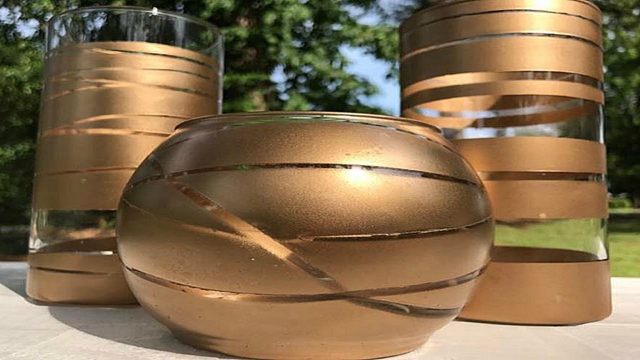 Watch video DIY DOLLAR TREE GOLD CANDLE HOLDERS | CENTERPIECE IDEAS Now DIY DOLLAR TREE GOLD CANDLE HOLDERS | CENTERPIECE IDEAS