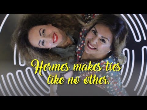 Hermes makes ties like no other. #hermes #Difc #Dubai