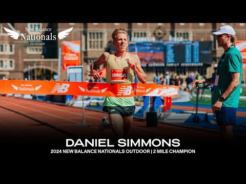 Daniel Simmons After 2 Mile Win + MEET RECORD At New Balance ...