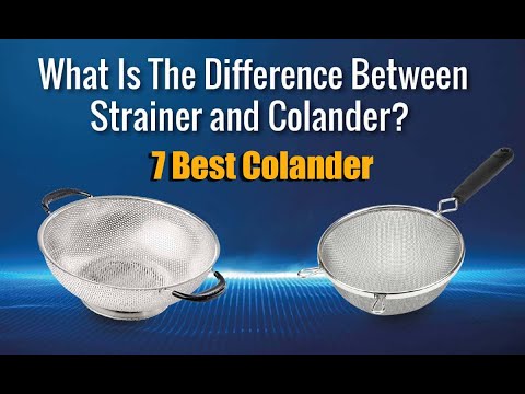 Silver stainless steel fruit basket strainer colander 22 cm,...