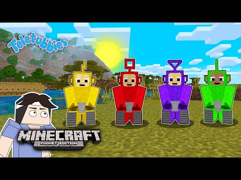 HELPING the TELETUBBIES in Minecraft PE