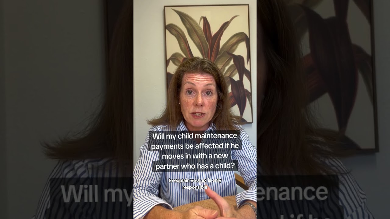 Will my child maintenance payments be affected if he moves in with a new partner who has a child?