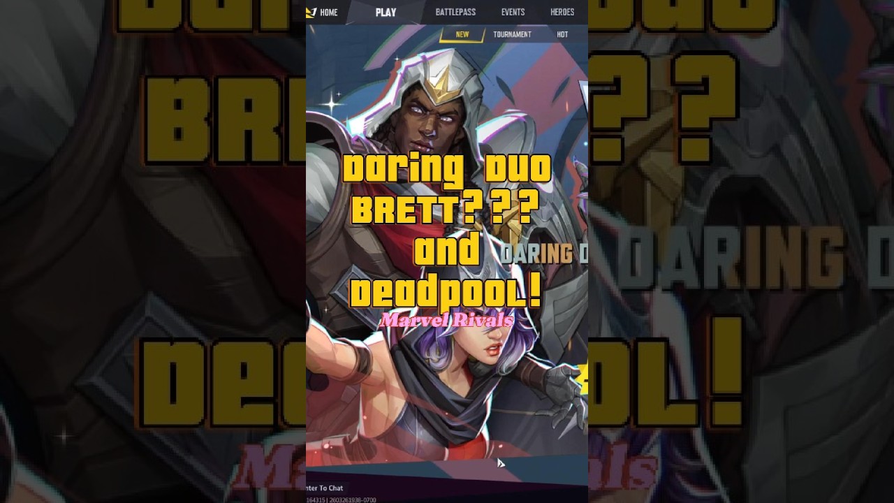 Daring Duo, Brett? And Deadpool! [Marvel Rivals]