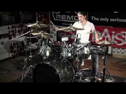 Greenbrier-TAMA Starclassic Bubinga Select 7pc Marbled Green Kit Drum Demo Sabian HHX Legacy Cymbals