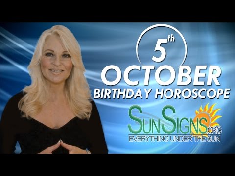 October 5th Zodiac Horoscope Birthday Personality - Libra - Part 1