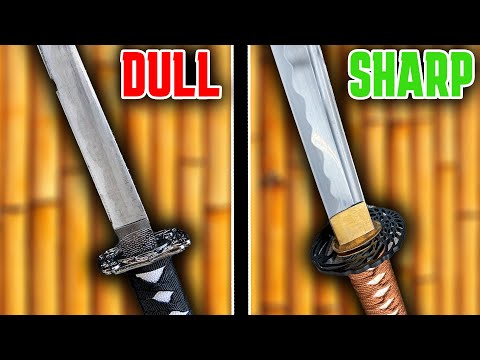 Dull Katanas VS Sharp Katanas -- Which is Right for You?