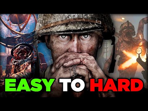 Beating EVERY WW2 Zombies Easter Egg From Easiest To Hardest