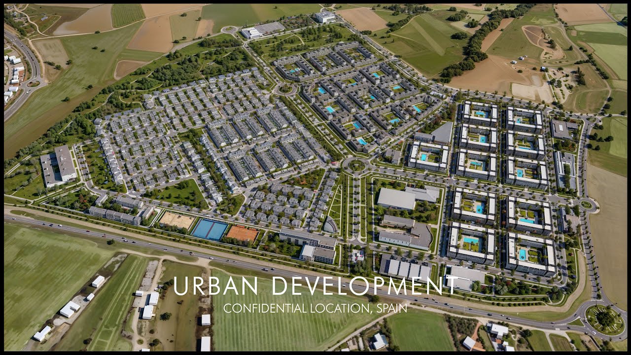 Architectural Visualization for URBAN DEVELOPMENT, confidential location, SPAIN