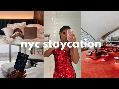 NYC vlog | Staycation With Disney, TWA Hotel Experience, Celebrating A New Marvel Movie +More!