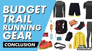 TRAIL RUNNING KIT ON A BUDGET | Affordable Trail Running Shoes, Apparel, Accessories | Run4Adventure