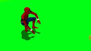 Spider man homecoming green background video