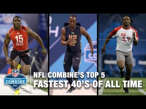 UPDATED! Top 5 Fastest 40-Yard Dashes of All Time 🔥🔥🔥 | NFL Scouting Combine