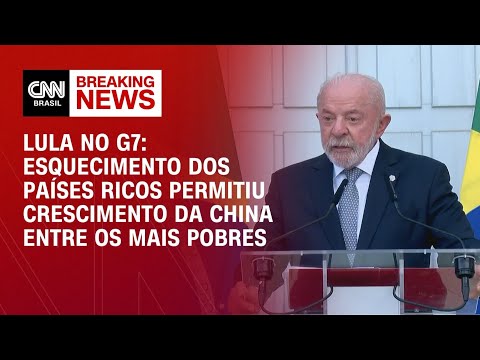 Países ricos precisam investir em novos consumidores no mundo, diz Lula no G7 | BASTIDORES CNN