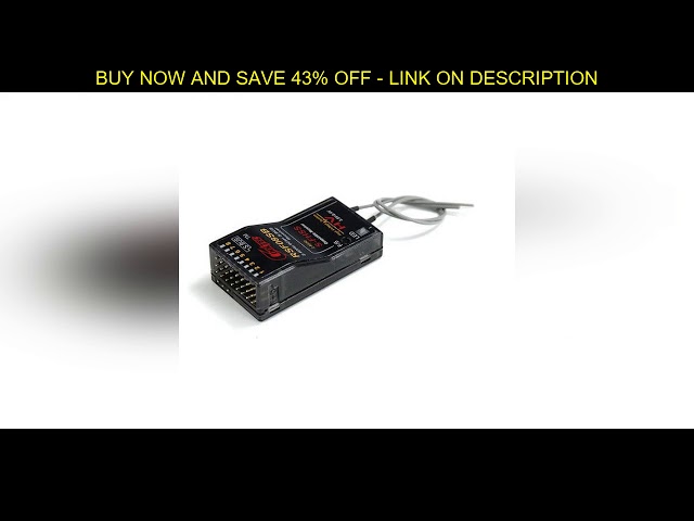 Vídeo relacionado con Cooltechnology RSF08SB Receptor Futaba S-FHSS 8CH+SBUS Receptor compatible con 10J, 8J, 6K, 6J, 14sg, T16SZ, 18MZWC, 18SZ, TM-FH (1 unidad RSF08SB)