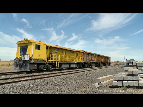 SPENO RR24MT2A Rail Grinder Transfer (9/1/2023) - PoathTV Australian Trains & Railways