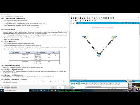6.4.1 Packet Tracer - Implement Etherchannel