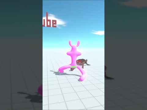 ARBS Shorts｜Rainbow Friends Pink vs Machimosaurus Rex