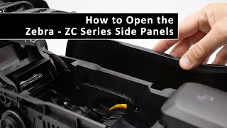 How to Open the Zebra ZC Series ID Card Printer Side Panels