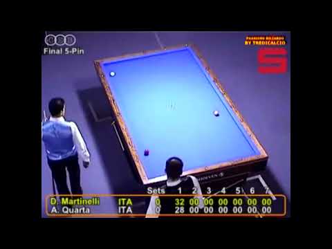 QUARTA vs MARTINELLI FINALE 11°CAMPIONATO EUROPEO BILIARDO 2010 @TREDICALCIO BRANDEBURGO