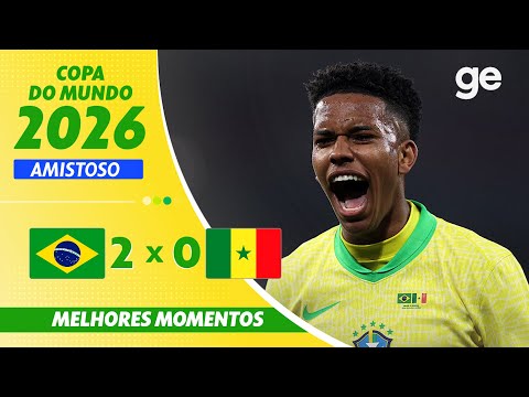 Gols e lances de Brasil x Senegal