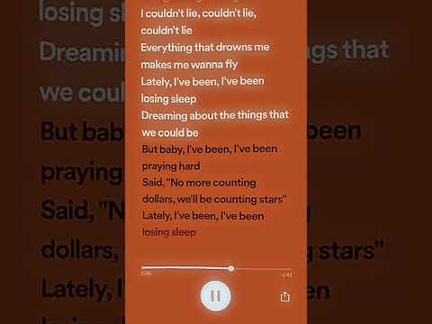 counting stars [lately, i've been, i've been losing sleep] - onerepublic (sped up)┊serein.