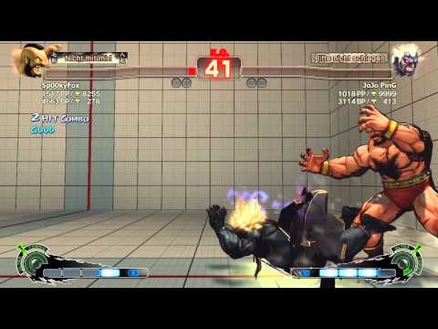 Super Street Fighter IV Arcade Edition - Sp00kyFox (Zangief U1) vs. JoJo PinG (Oni U1)