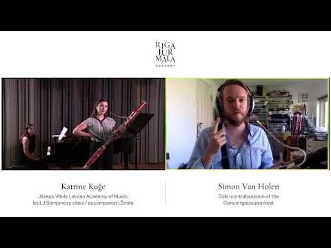 Live bassoon masterclass with Simon Van Holen
