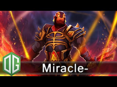 OG.Miracle- Ember Spirit Gameplay - Divine Rapier -  Rampage ! - Ranked Match - OG Dota 2