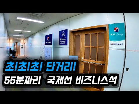 일본 후쿠오카에서 부산까지, 대한항공 비즈니스석 탑승기: 짧지만 특별한 비행의 매력