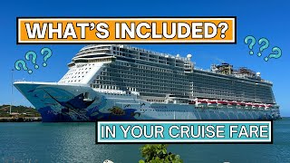 What’s Included in Your Cruise Fare: Navigating the Basics! 🚢  🌊