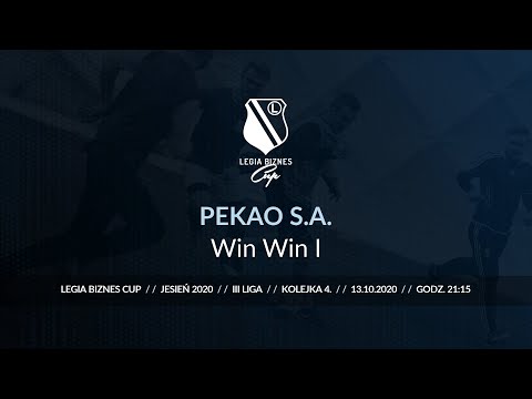 Skrót spotkania PEKAO S.A. - Win Win I ( Legia Biznes Cup Jesień 2020 )