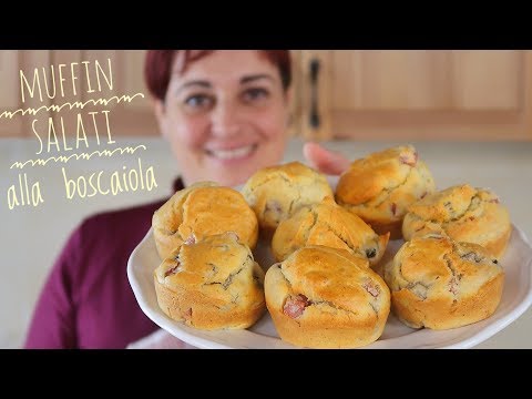BOSCAIOLA MUFFINS Easy Recipe - Savory Muffins for Buffet