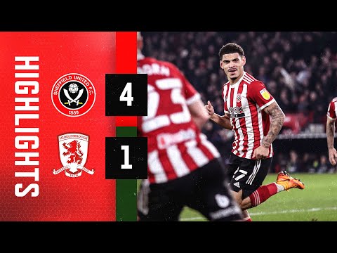 Sheffield United 4-1 Middlesbrough | EFL Championship highlights | Outrageous Gibbs-White goal 😍🔥