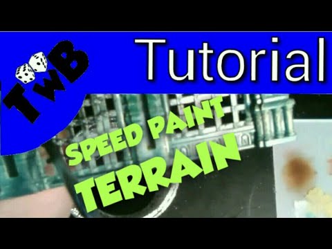 How to: speed paint, warcry terrain