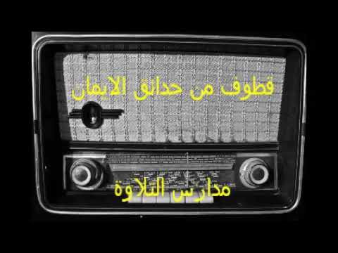 اذاعة القران الكريم  //    قطوف من حدائق الايمان  // احمد عبده ومدارس التلاوة
