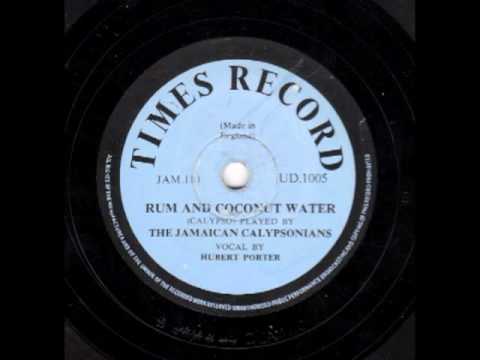 Rum & Coconut Water [10 inch] - Hubert Porter and The Jamaican Calypsonians