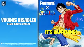 Fortnite Made a HUGE Mistake.. | Free Vbucks & One Piece Collab!