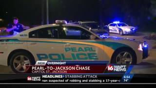 Shoplifting chase from Pearl to Jackson