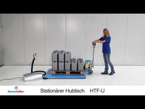 HanseLifter Hubtisch HTF-U mit U-Profil 230V oder 380V Tragkraft 1000kg Hubhöhe 840mm-youtube_img