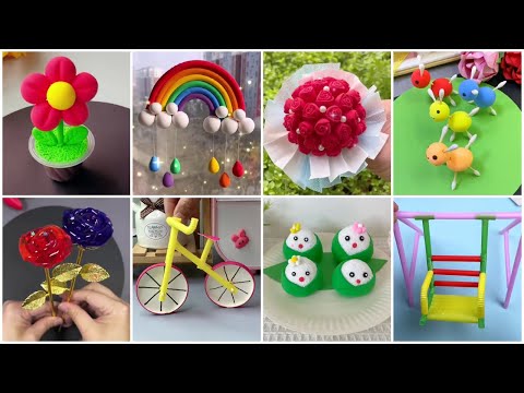 Part of a video titled Simple DIY Clay Art Projects for Kids || Creative Clay Craft Ideas - YouTube