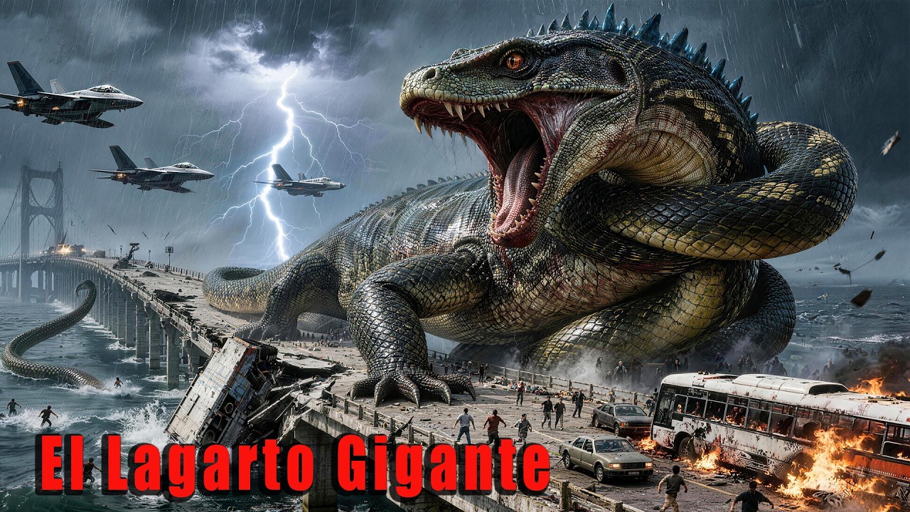 El Lagarto Gigante | Pelicula de Ciencia Ficción, Terror, Aventura y Accion | Completa en Español HD