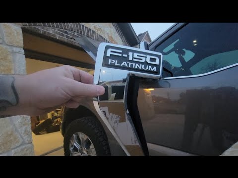 2021 F150 side emblem removal! SUPER EASY!